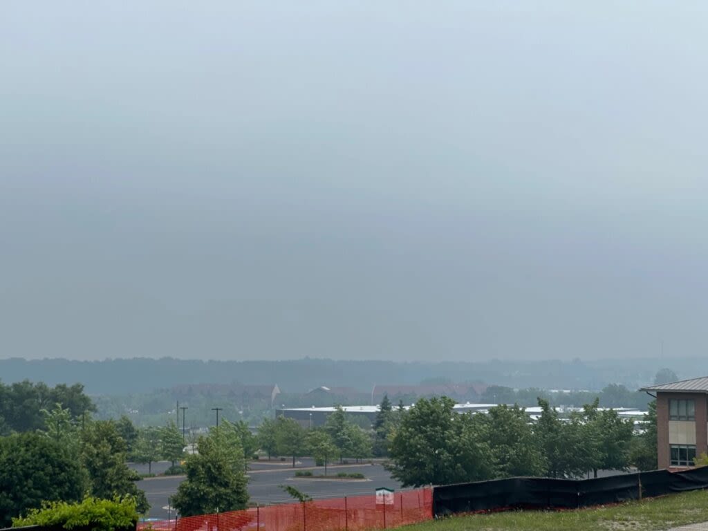 Canadian wildfire smoke just blanketed the Midwest — again