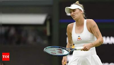 Wimbledon 2024: Defending champion Marketa Vondrousova registers unwanted record after first-round exit | Tennis News - Times of India