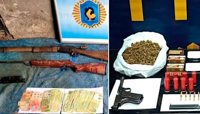 Una red de delincuentes traficaba armas desde Mendoza hasta Chile: 27 allanamientos y 16 detenidos