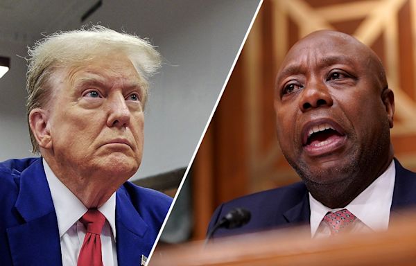 Sen Tim Scott slams 'disgusting' court gag order restricting Trump's 'First Amendment rights'