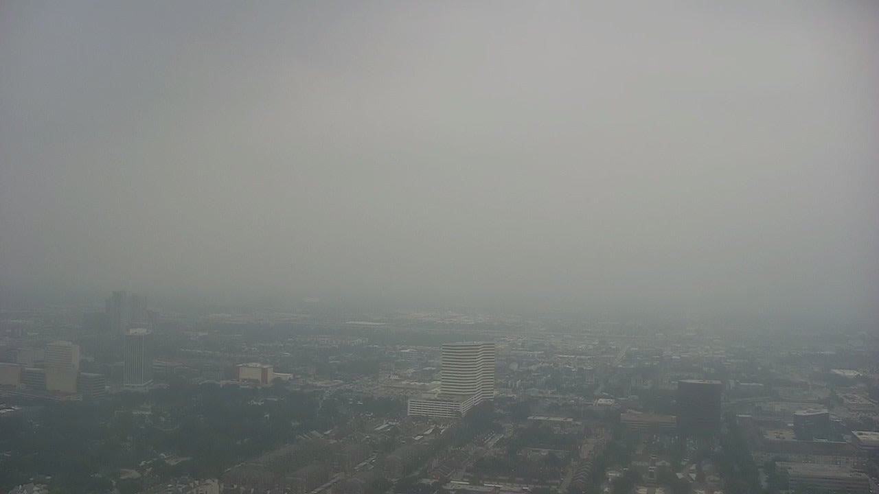 Houston weather: Haze takes over Houston skyline