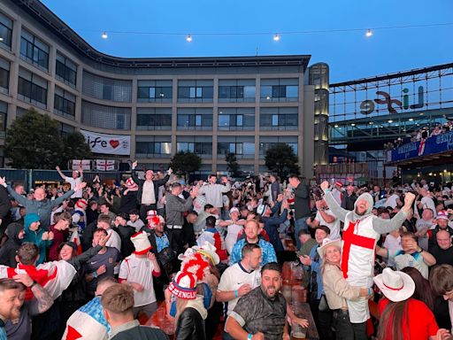 A rollercoaster ride for fans at northeast’s largest fan zone as England miss out on Euros glory again