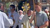 Father Roger Landry Celebrates 25 Years of Priesthood, Fittingly, on Eucharistic Pilgrimage