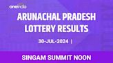 Arunachal Pradesh Lottery Singam Summit Noon Winners July 30 - Check Results