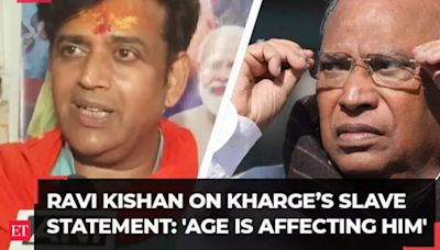 Kharge Sahab needs strict and extreme rest immediately: BJP’s Ravi Kishan on Congress President’s slave statement