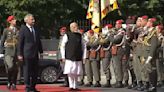 PM Modi receives ceremonial welcome at Federal Chancellery in his 'historic' visit to Austria | WATCH