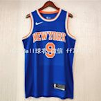 R·J·巴瑞特 (RJ Barrett) NBA紐約尼克隊  熱轉印款式 球衣 9號 藍色