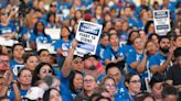 ‘We’re ready to fight.’ Thousands of Fresno teachers gather for strike authorization vote