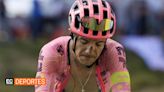 Richard Carapaz en el Tour de Francia, etapa 17