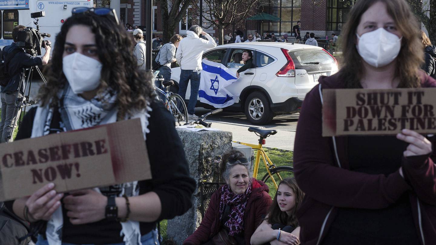 The Latest | Arrests top 2,000 as protests against Gaza war roil college campuses