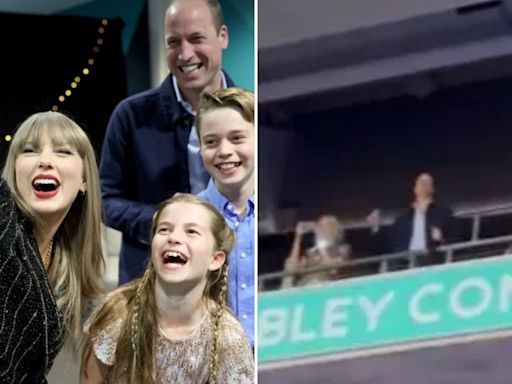 William's jig at Taylor Swift gig has 'alpha edge' but shows he's 'practiced'