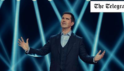Jimmy Carr, Laugh Funny: an up-yours to civility – delivered with AI joke-bot efficiency