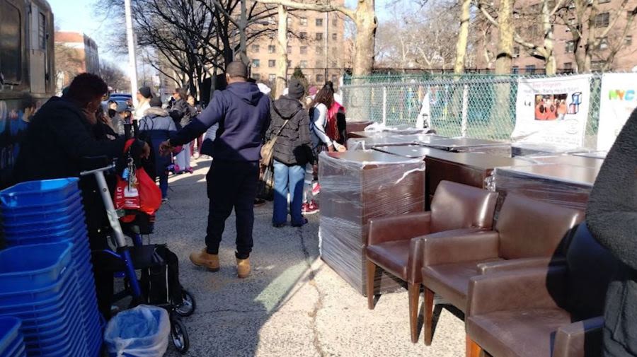 Bronx woman repurposes office furniture for NYCHA residents, needs movers and donations