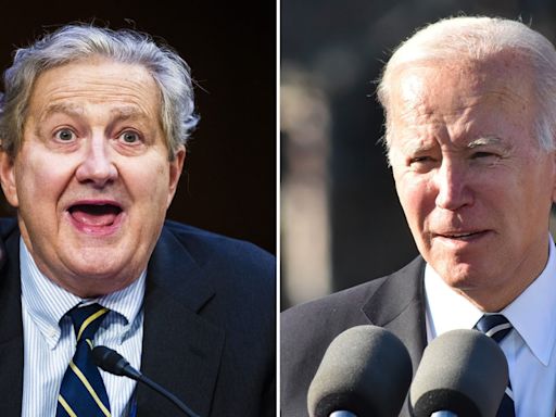 Sen. Kennedy torches Biden over anti-Israel campus protests: These 'jackwagons' could be stopped 'on a dime'