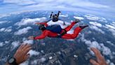 'Living life with no regrets' - police lieutenant skydives to celebrate 31-year career
