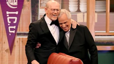 See 'Happy Days' Stars Ron Howard & Henry Winkler Reunite at Emmys