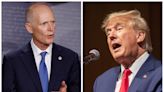 Trump joins Mitch McConnell in bashing Rick Scott's Social Security and Medicare plans, telling him to 'be careful': 'THERE WILL BE NO CUTS!'