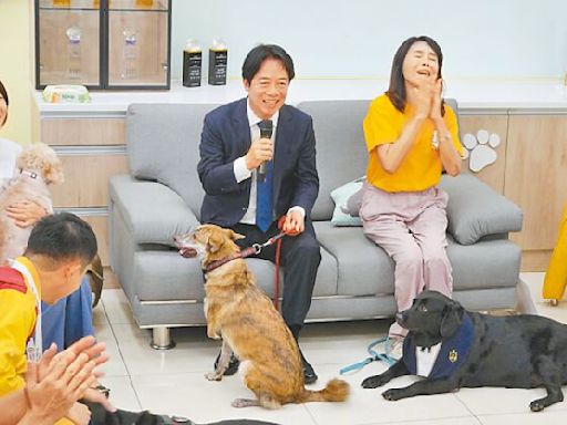 屏東縣動物之家啟用 賴總統認養殘肢犬斑斑 - 地方新聞