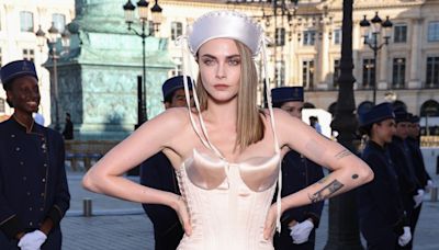 Cara Delevingne Brought the Conical Bra Revival to Paris at Vogue World 2024