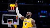 LeBron James, Lakers survive chaotic 4th quarter to beat Timberwolves in OT of play-in matchup