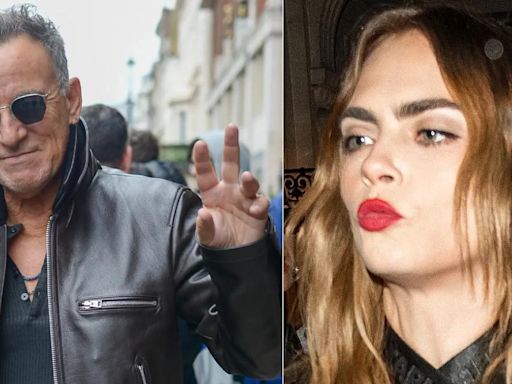 Cara Delevingne 'Had No Idea' the 'Guy' She Took a Photo With at Glastonbury Music Festival Was Bruce Springsteen