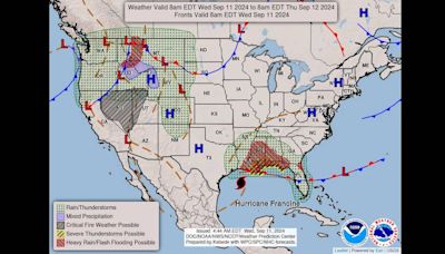 Will remnants of Hurricane Francine reach the Kansas City area? What the forecast says