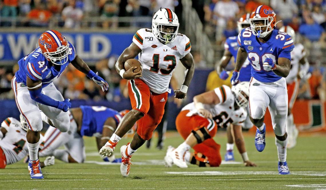 Kickoff time, TV network determined for Hurricanes-Gators football opener