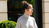 Jennifer Lopez Has Been Wearing the Comfy White Sneaker That Was Big in the 2000s