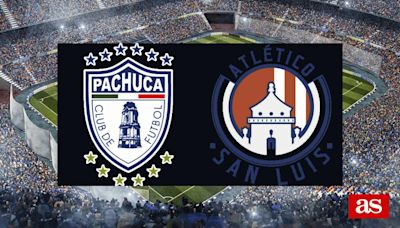 Pachuca vs Atlético San Luis: estadísticas previas y datos en directo | Liga MX Apertura 2024