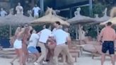 British tourists on stag do arrested after huge brawl in Mallorca restaurant