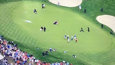 PGA Tour chaos as protestors storm green during Travelers Championship final day