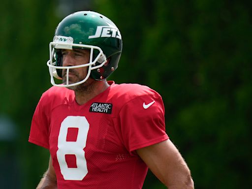Aaron Rodgers and Garrett Wilson downplay heated sideline discussion in Jets training camp