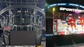 Flames scoreboard taken down, being removed from Saddledome | Offside