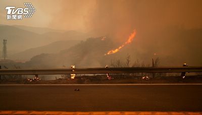 縮時紀錄驚人林火蔓延 美國加州多地火場│TVBS新聞網