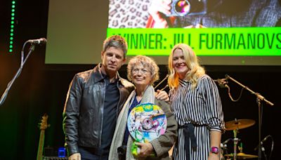 Noel Gallagher surprises Oasis photographer Jill Furmanovsky with ICON accolade at Abbey Road Music Photography Awards