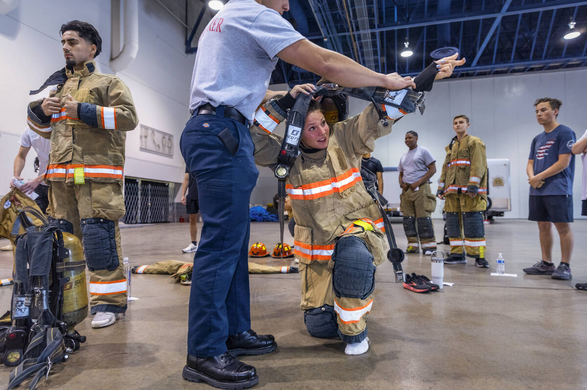 ‘A career of service’: More than 100 hopefuls attend Las Vegas Fire Rescue Boot Camp