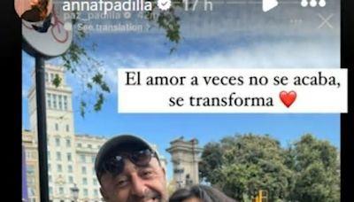 Paz Padilla se reencuentra con su exmarido, el padre de su hija Anna Ferrer: "Soy feliz"