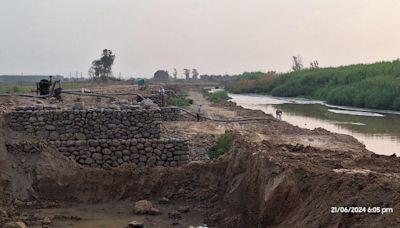 As monsoon sets in, a race against time to strengthen Ghaggar’s embankments