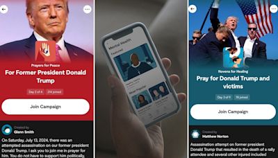 Prayers for former President Donald Trump spike on Hallow app after assassination attempt