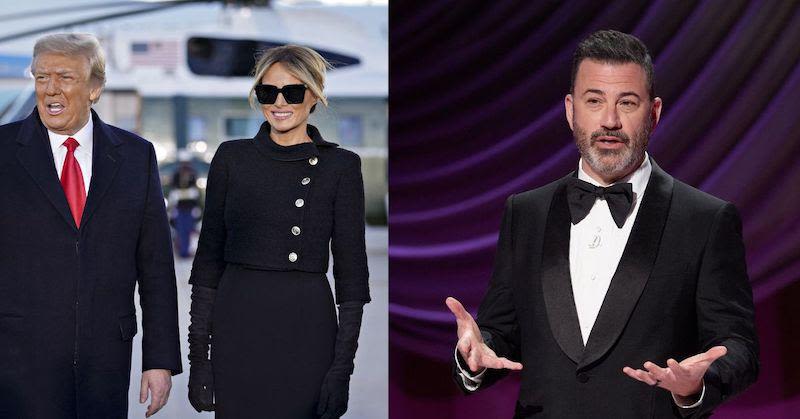 Jimmy Kimmel Mocks Donald Trump for Wishing Melania a Happy Birthday 'Outside the Courtroom Where You're on Trial for Paying...