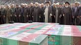 Iran’s Khamenei leads prayers at Raisi memorial before tens of thousands