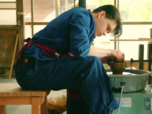 Princess Margaret's grandson Sam Chatto showcases his pottery talents in rare video as he travels around Japan