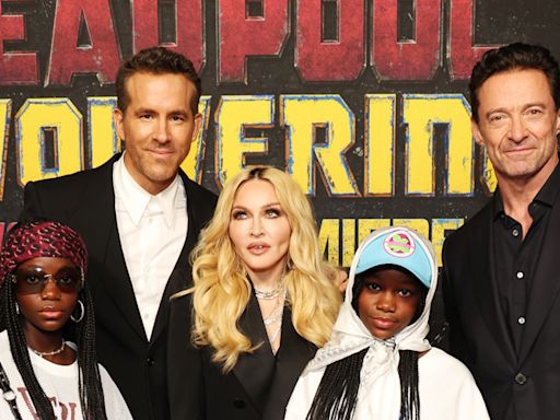 Madonna Brings Kids to ‘Deadpool & Wolverine’ Premiere, Ryan Reynolds Talks Getting Music Star’s Permission to License ‘Like a Prayer’