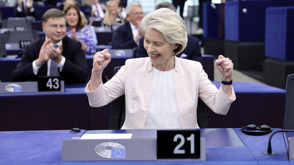 Ursula von der Leyen secures five more years in top EU job