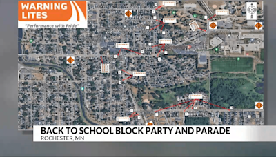 Rochester gearing up for Back to School block party and parade; what drivers need to know