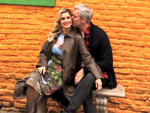 Flávia Alessandra e Otaviano Costa surgem em clima romântico na Argentina