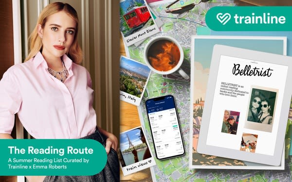 Trainline and Emma Roberts Inspire Wanderlust and Literary Adventure Abroad