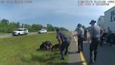 Ohio investigates why a police dog was deployed on a surrendering truck driver