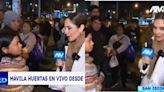 Peruana encara EN VIVO a Mávila Huertas por muertes en protestas: "Prácticamente huyó"