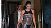 Kendall Jenner Steps Out in See-Through Thong Look With Bad Bunny for 2023 Met Gala After-Party